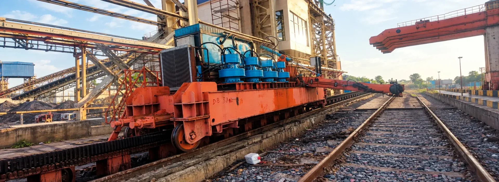 Panoramic Industrial Rail Yard