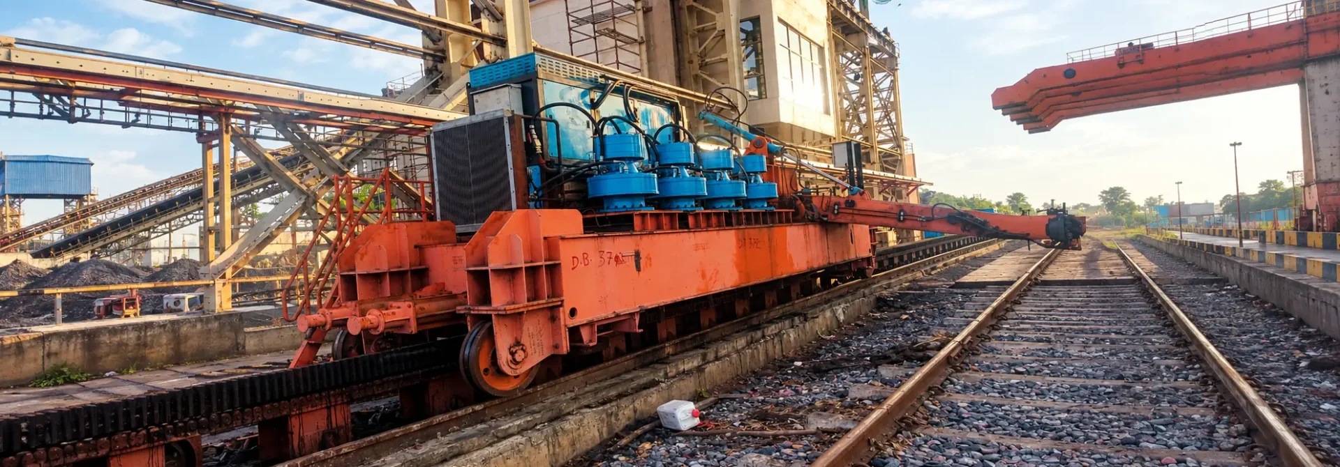 Panoramic Industrial Rail Yard